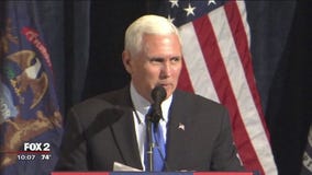 Vice presidential nominee Pence talks jobs, economy in Shelby Twp