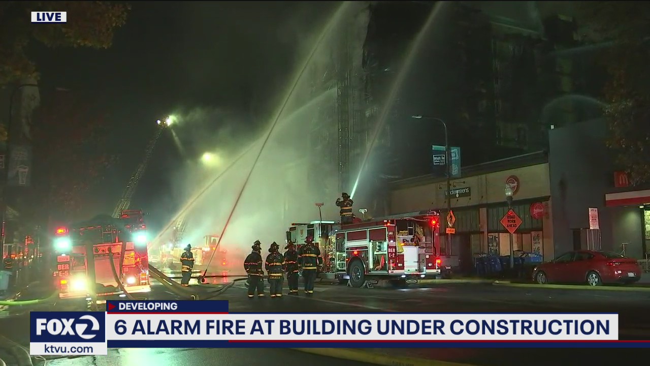 Fire erupts at affordable housing complex under construction in Berkeley