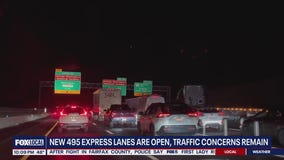 New express lanes open on I-495 but traffic frustrations remain