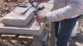 Jazzing up a piece of limestone with Jill of All Trades