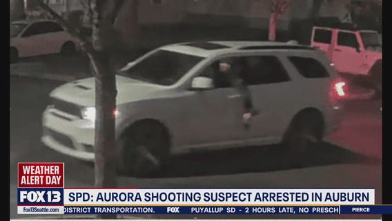 Suspect arrested in Aurora Avenue drive-by shooting