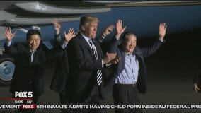 3 freed Americans arrive in U.S.