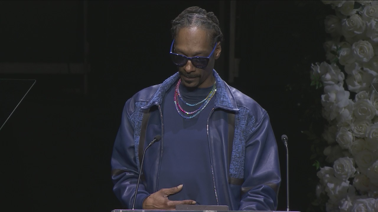 Snoop Dogg shares early memories with Nipsey Hussle at memorial service