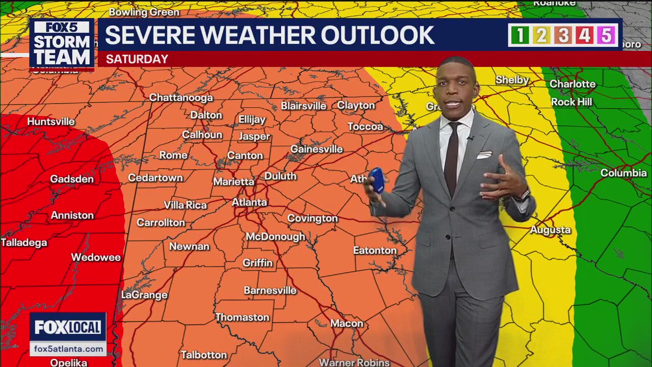 Friday midday weather forecast