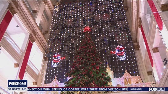 Inside the Wanamaker light show grand opening