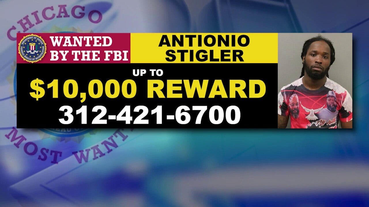FBI Chicago offers $10K reward in hunt for Riverdale murder suspect