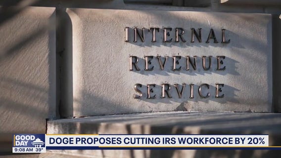 DOGE proposes cutting US IRS workforce by another 20%