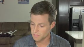 Dog crashes FOX 26's Matthew Seedorff live shot