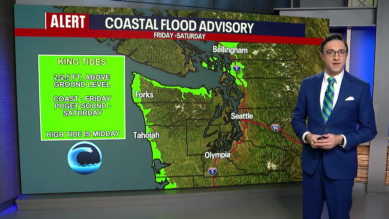 Seattle weather: Scattered showers for Friday