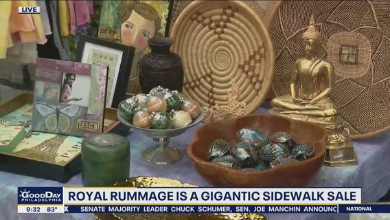 Royal Rummage sidewalk sale bringing big bargains to customers in Chestnut Hill
