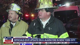 9 minor injuries reported after 4-alarm fire in NYC