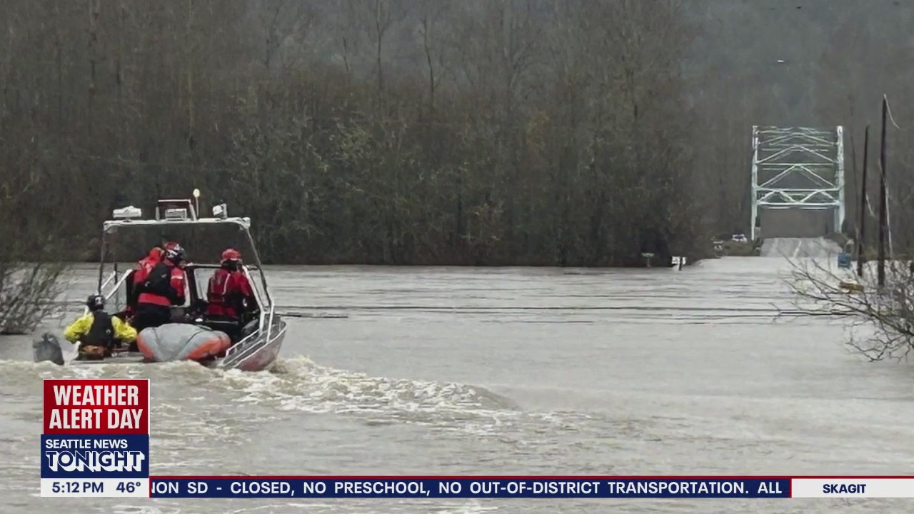 Duvall, WA residents stranded as all routes flood, cutting off access to town