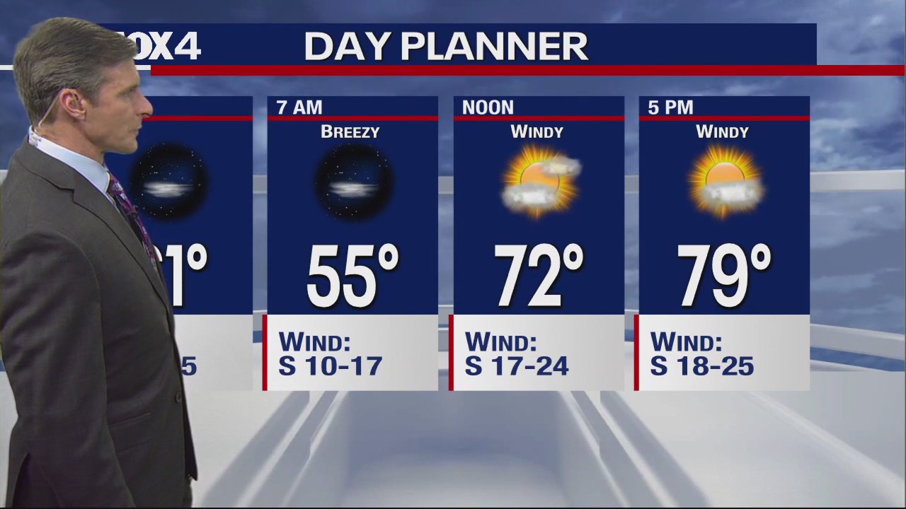 Dallas Weather: April 22 overnight forecast