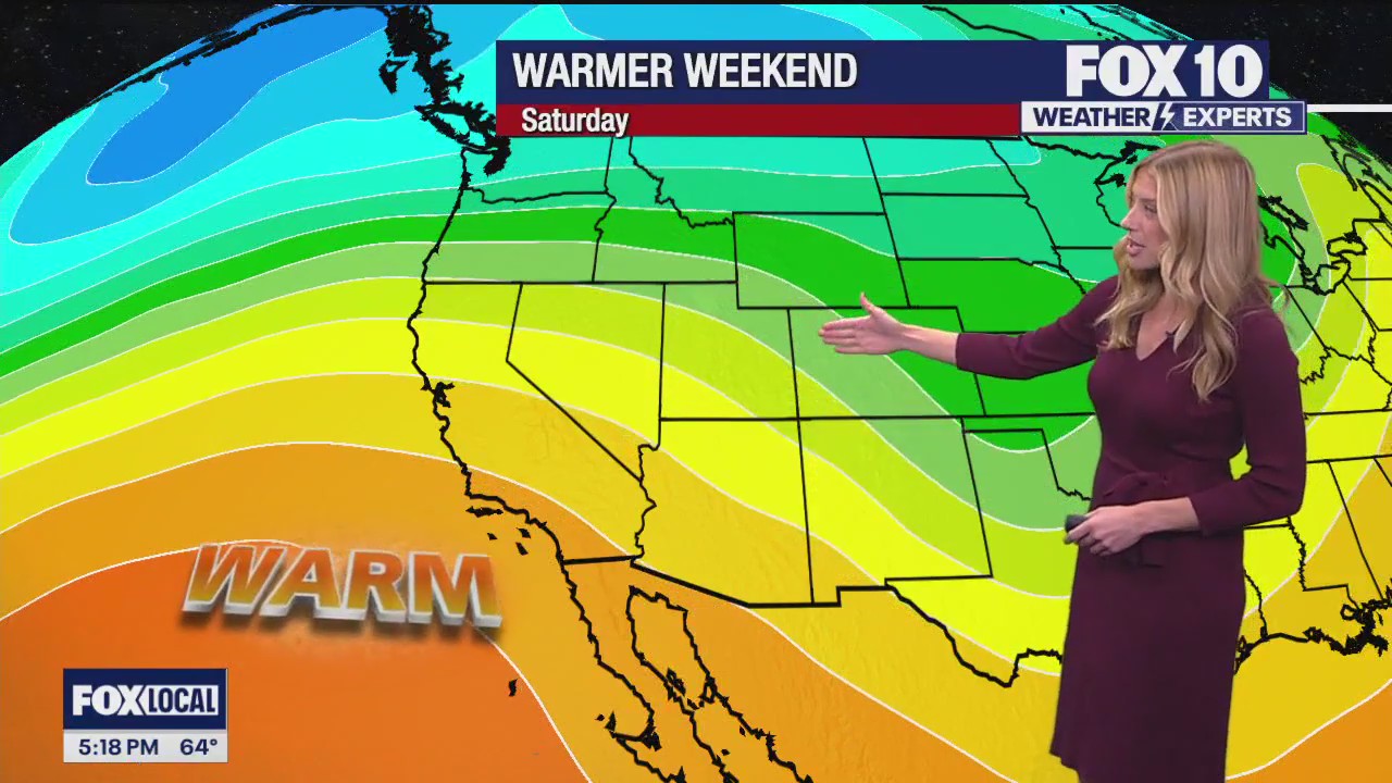 5 p.m. Weather Forecast - 12/26/24