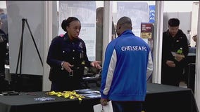 Women law enforcement recruiting at State Fair