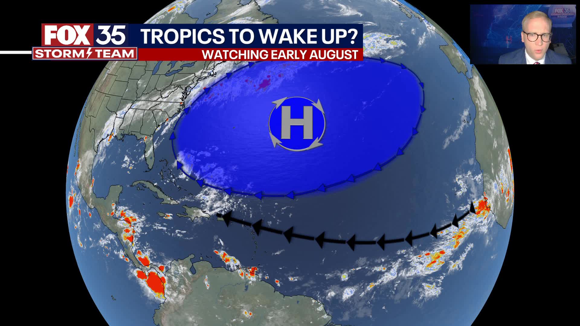 Tropics could begin to wake up in early August