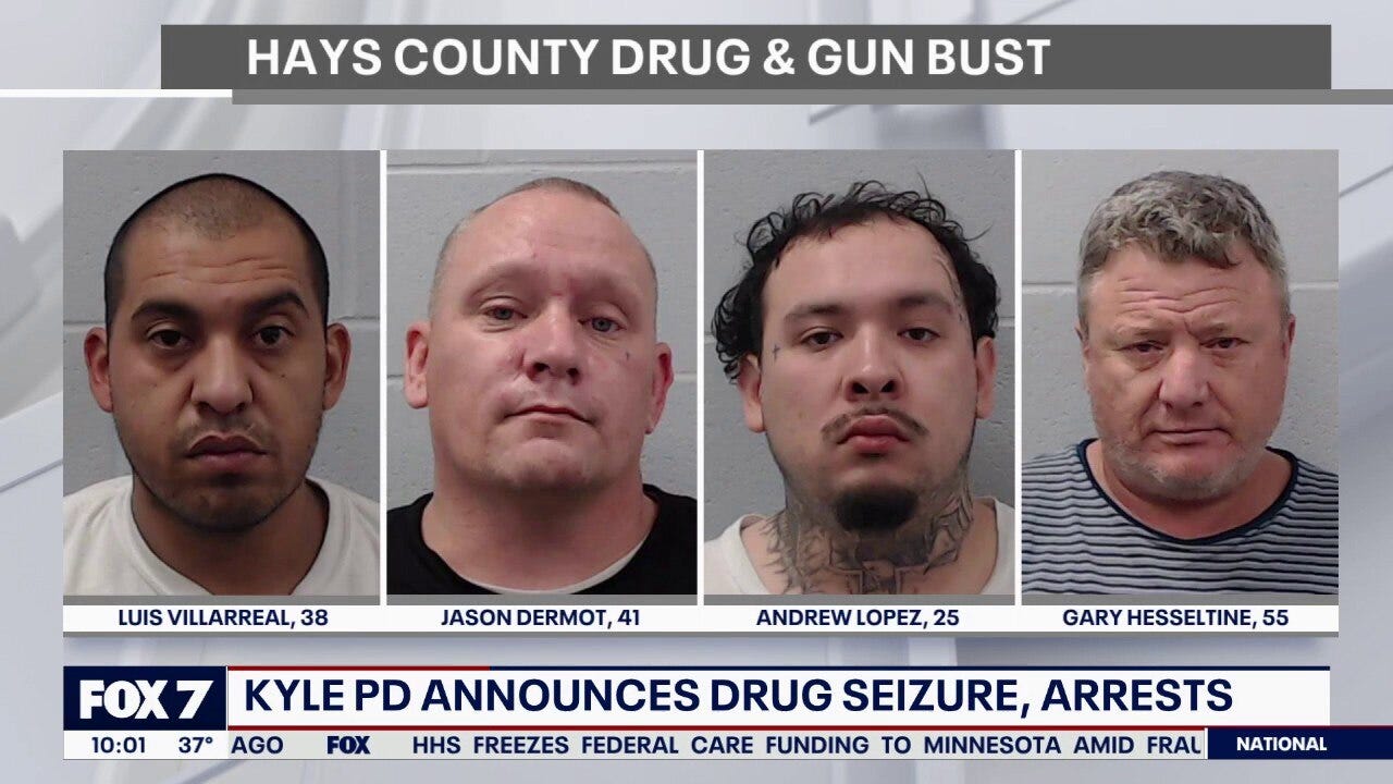 Drug seizure, arrests in Kyle over weekend