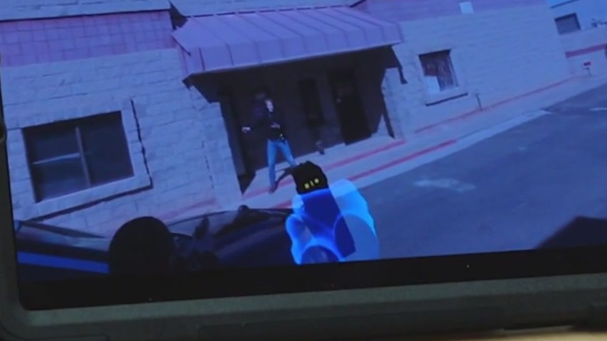 Virtual reality used for police training