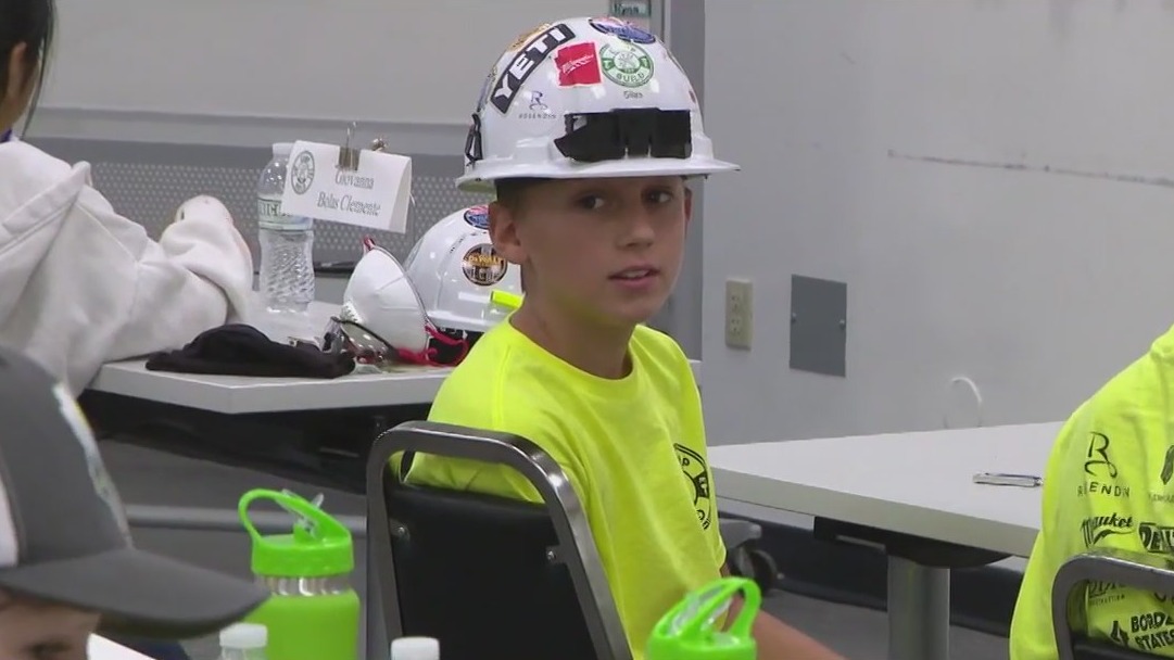 New camp teaches kids construction skills