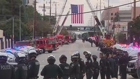 Procession for fallen police officer