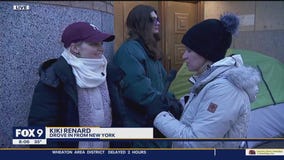 The 1975 fans camp outside during rain, snow