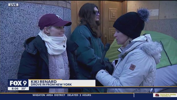 The 1975 fans camp outside during rain, snow