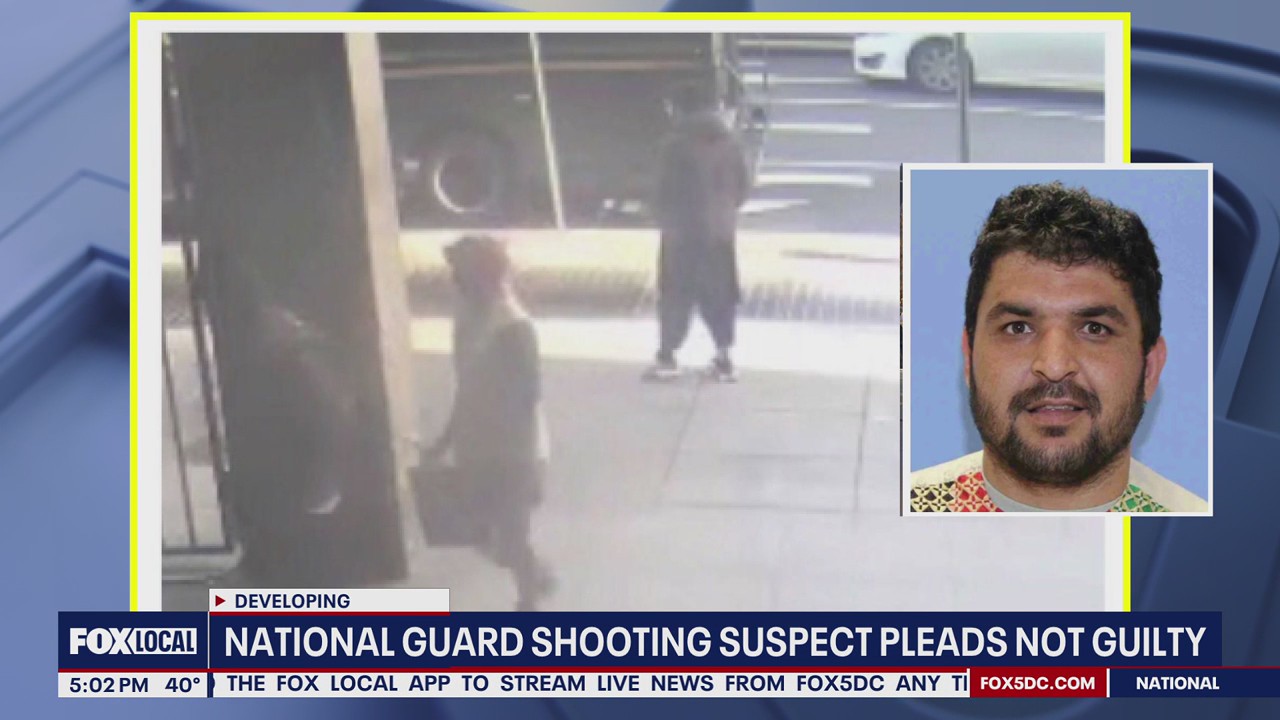 Suspect in National Guard shooting in DC pleads not guilty | FOX 5 DC