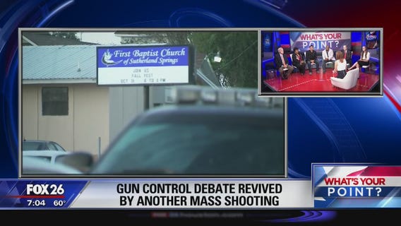 Sutherland Springs and gun control  What's Your Point? November 12, 2017