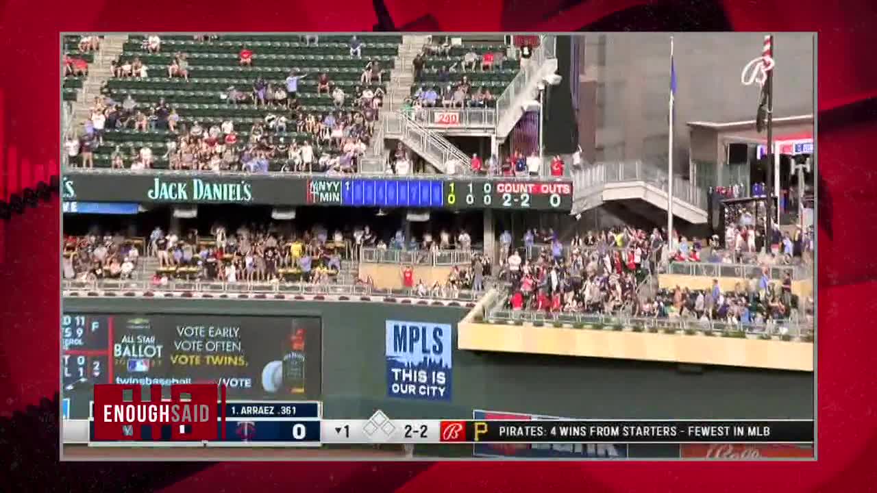 Enough Said: Twins-Yankees series, Minnesota Vikings wrap-up mini-camp and the key to a longer life.