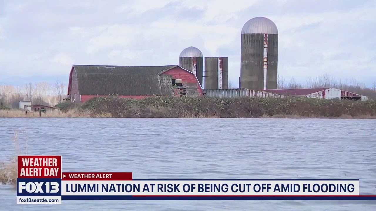 Lummi Nation faces isolation as flooding blocks key road