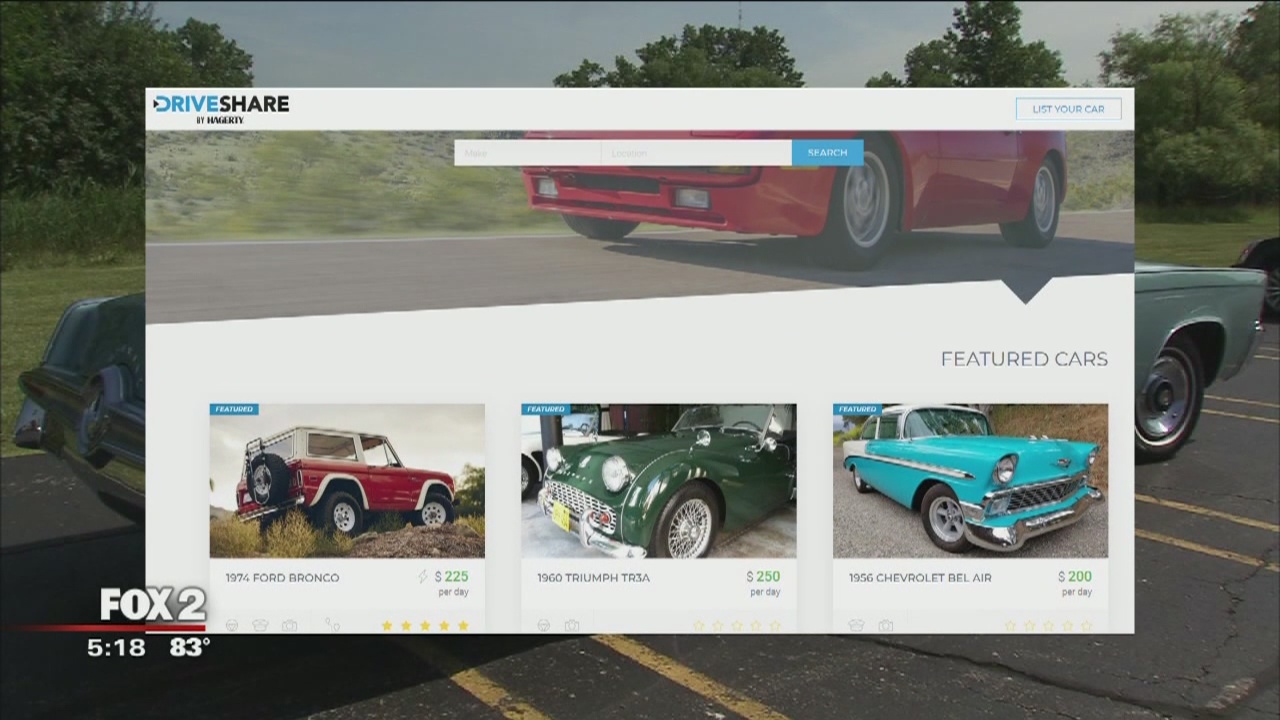 DriveShare is like Air BnB but for classic cars | FOX 2 Detroit
