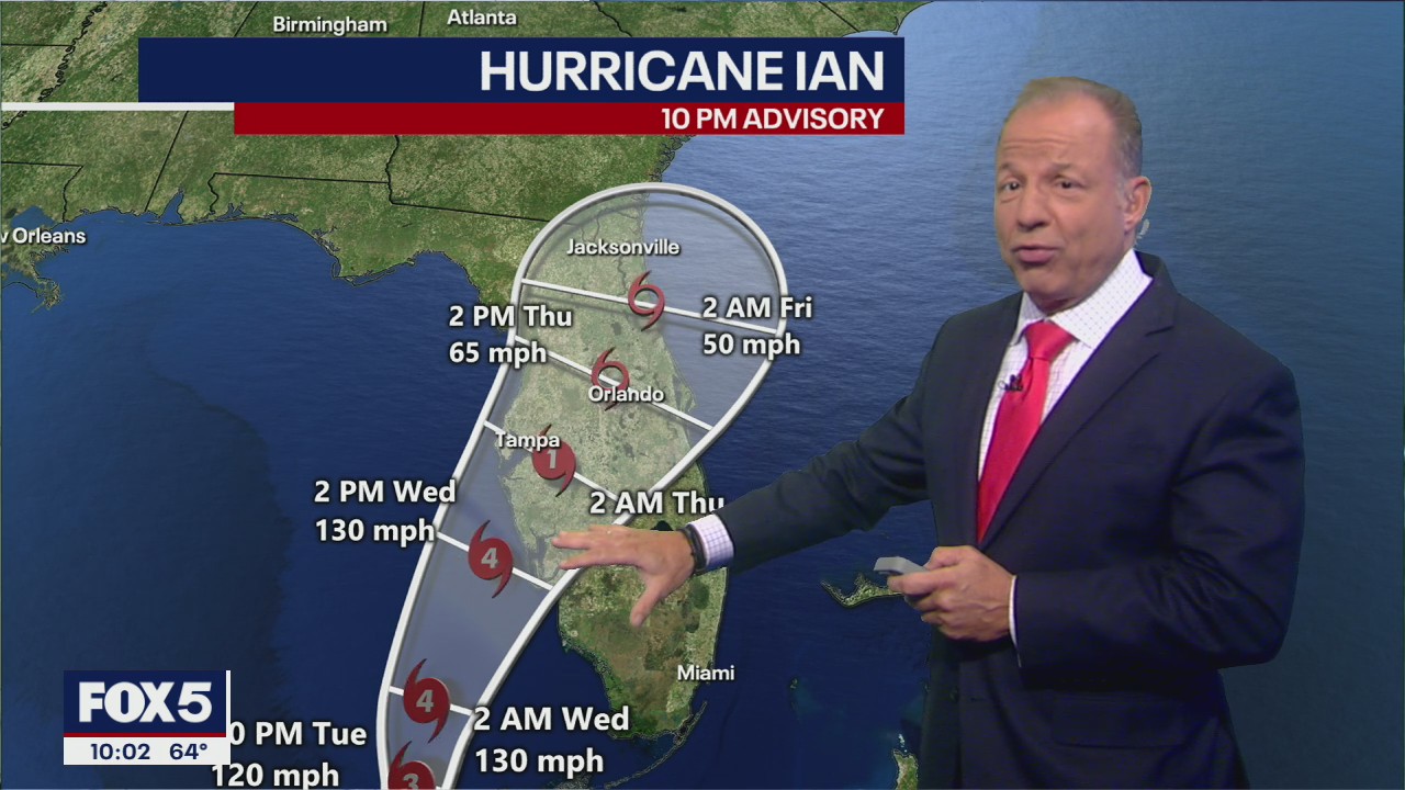 Tracking Hurricane Ian