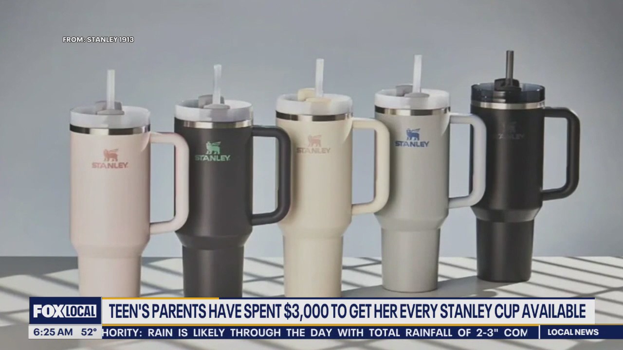 Teen's parents spend $3,000 on Stanley cups