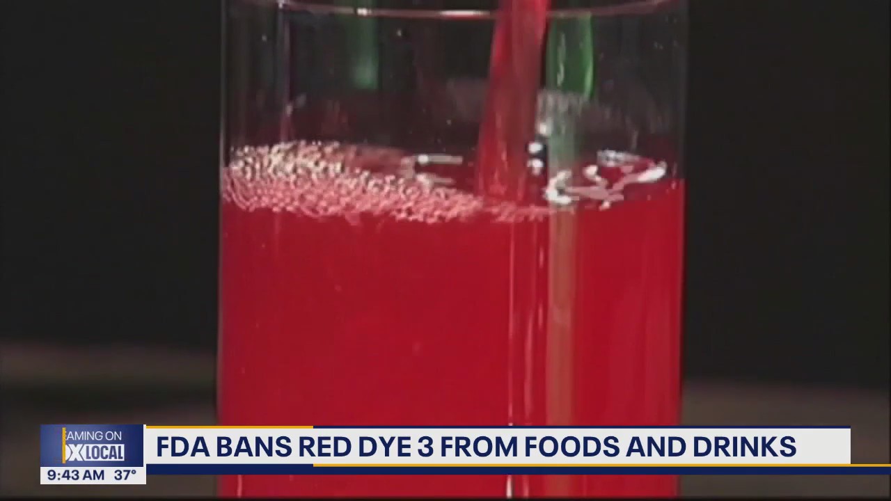 FDA bans Red Dye 3 from food, drinks in US for cancer risk