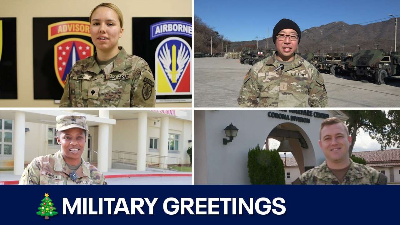 Military Christmas greetings for Arizona 2022