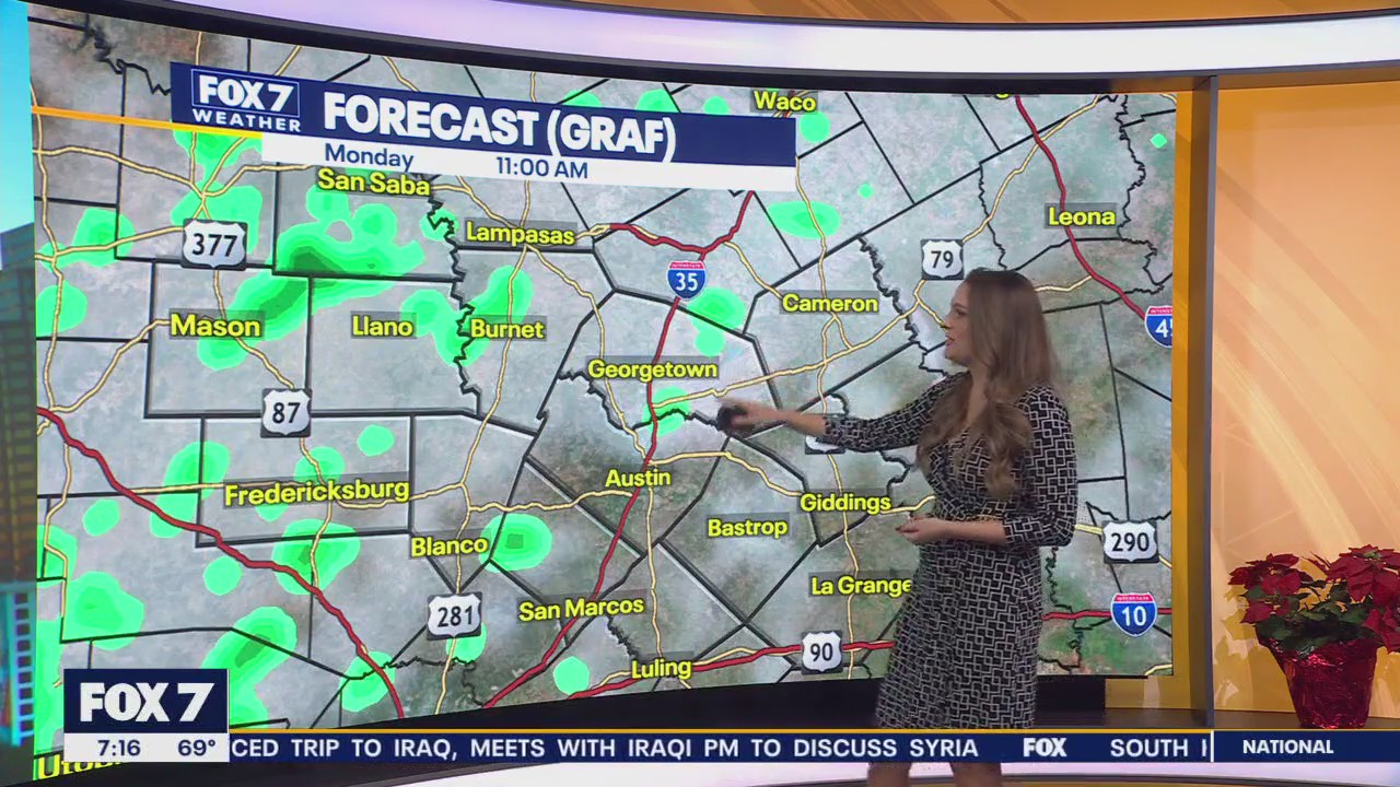 Austin weather: December 15 morning forecast