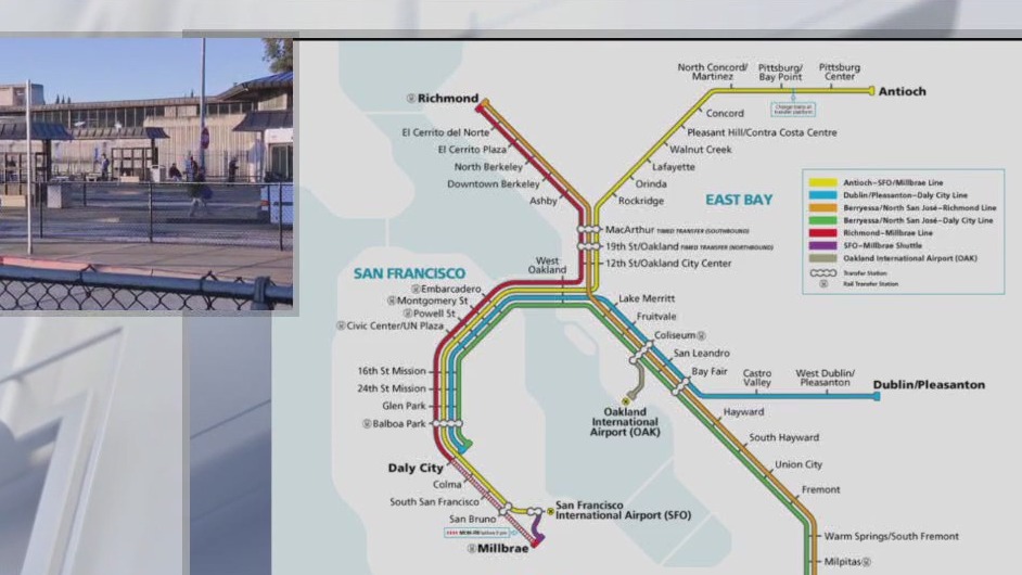 BART service stopped between Hayward and Berryessa due to suspected vandalism, equipment damage