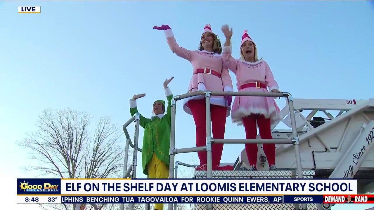 Elf Day at Loomis Elementary School