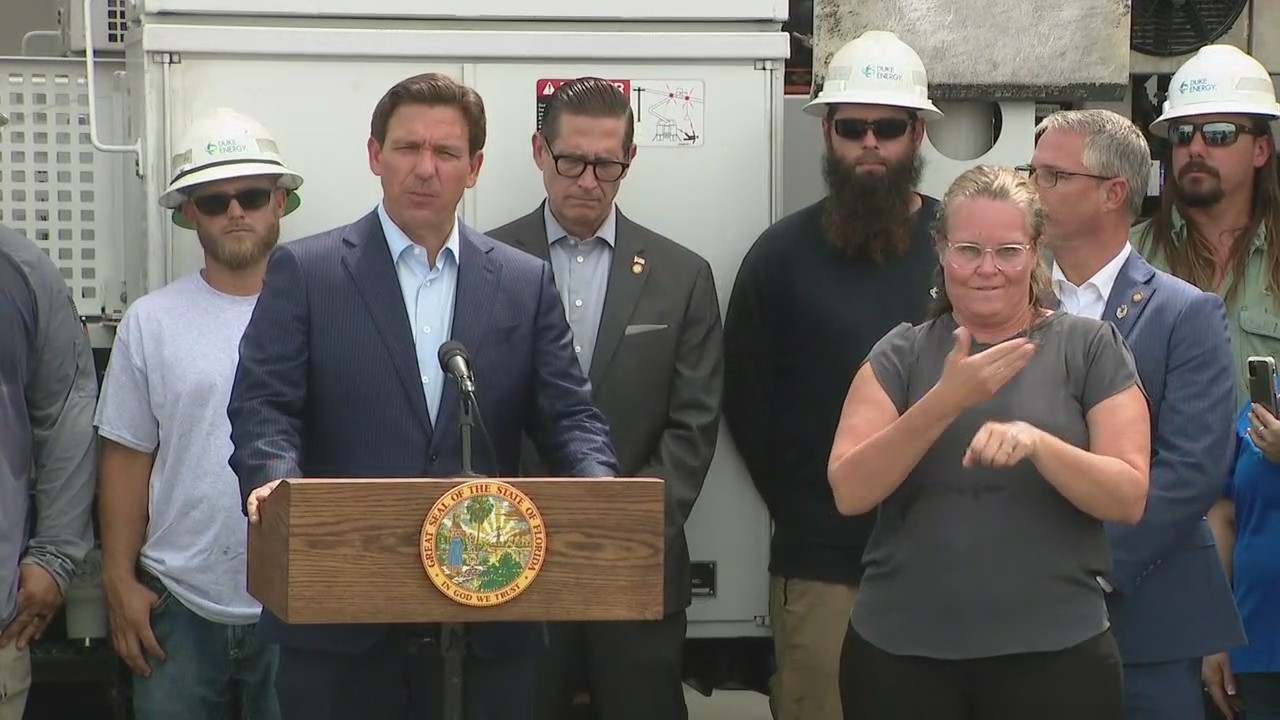 DeSantis gives us update Hurricane Idalia