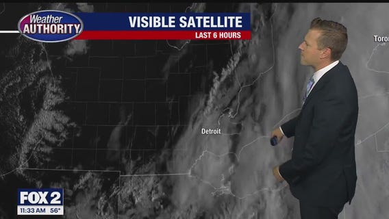 A cooler day behind the cold front