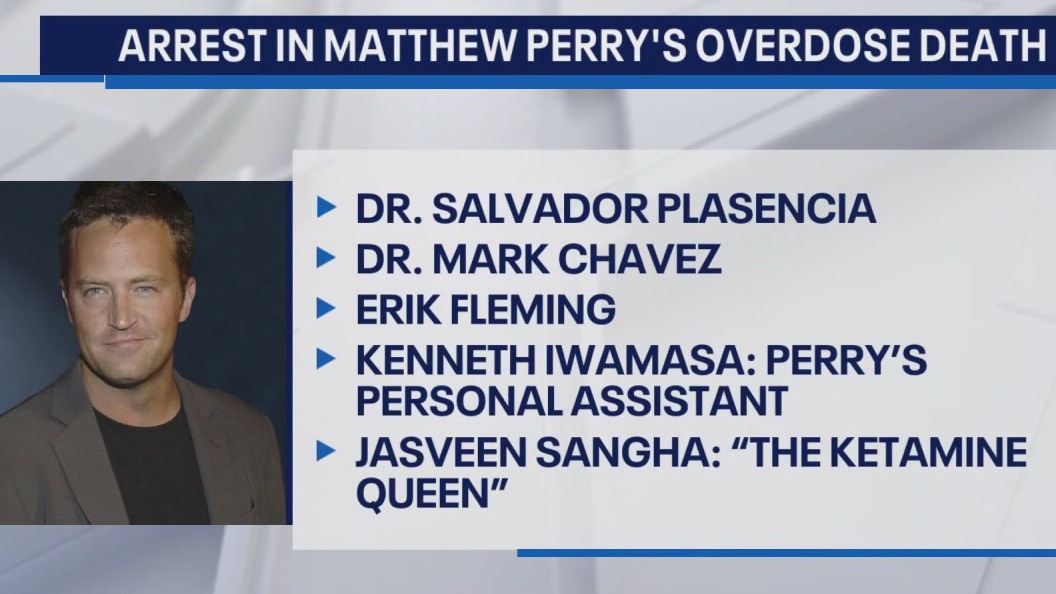 5 arrested in Matthew Perry's death