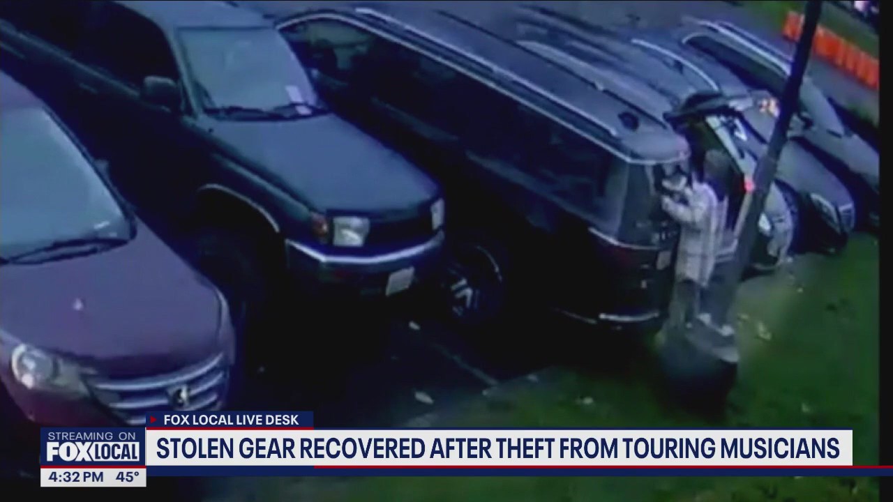 GPS trackers help recover $52K in stolen gear for band touring in Seattle