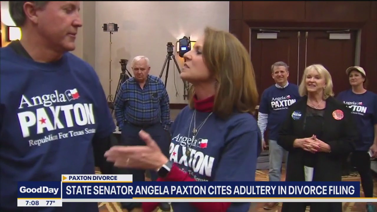 Angela Paxton cites adultery in divorce filing
