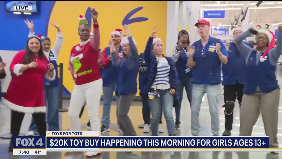 Toys for Tots: $20k toy buy for girls 13+ in Frisco