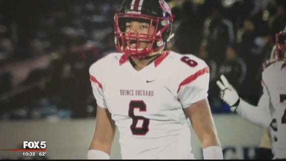 Quince Orchard High School star football player Tyler Terry remembered at vigil