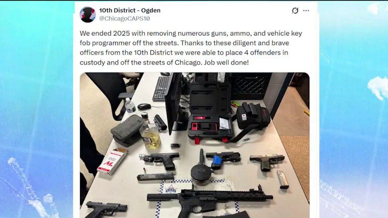 CPD recovers 10 weapons at illegal party