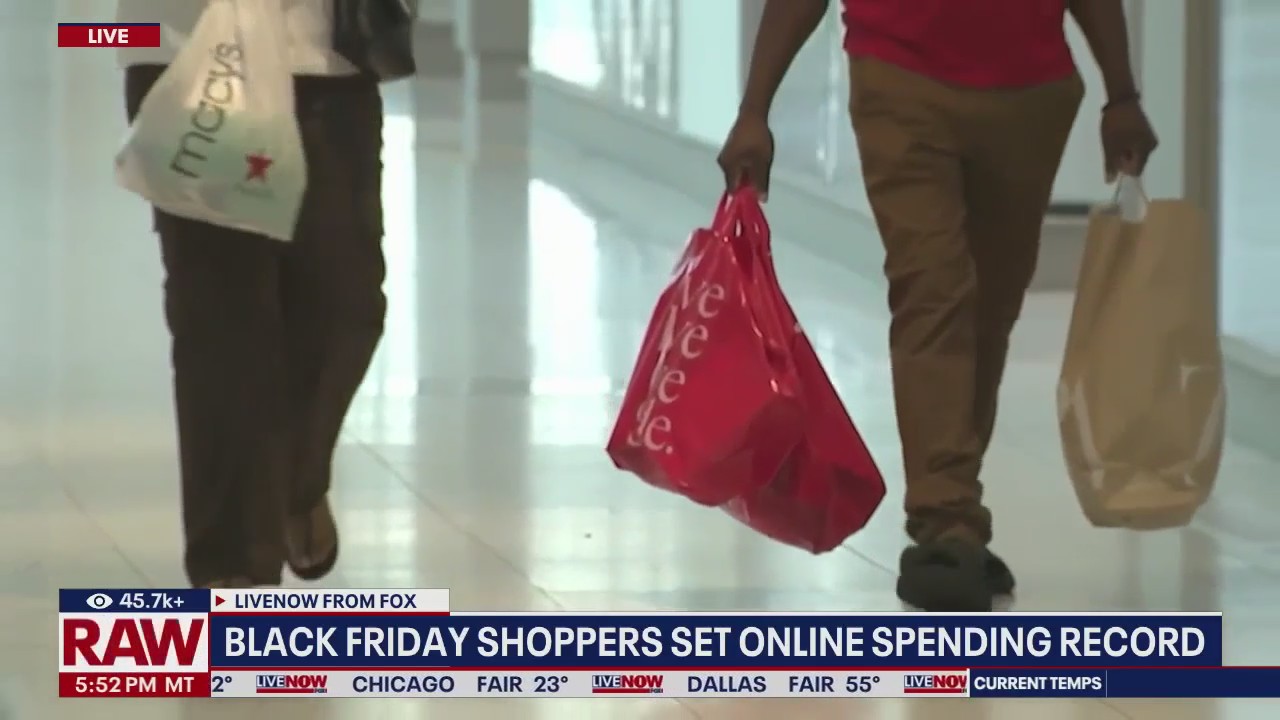Black Friday shoppers set online spending record