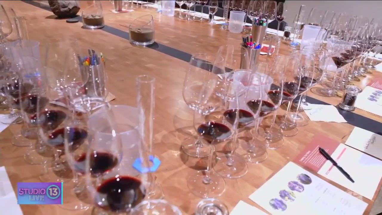 Learning how to blend your own wine at Chateau Ste Michelle in Woodinville