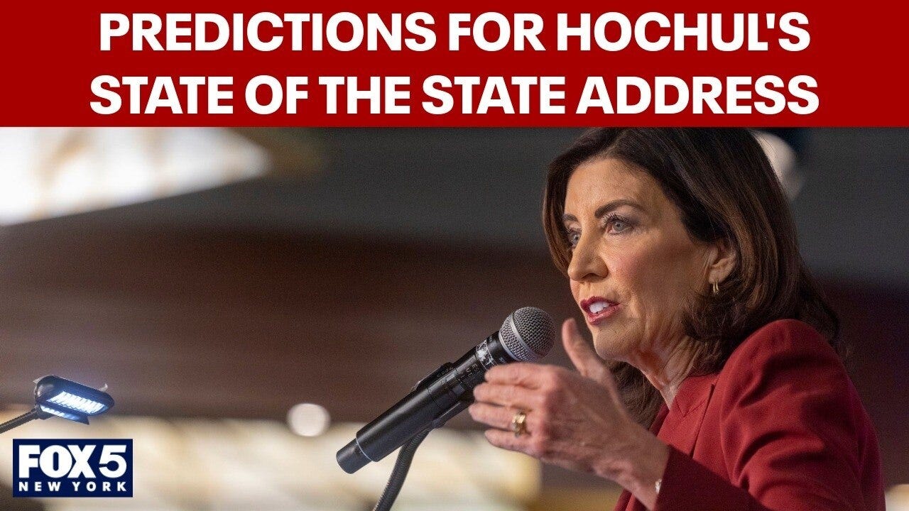 What could Hochul address in her State of the State?