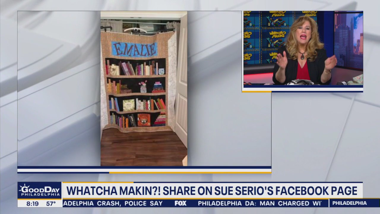 Whatcha Makin? Book shelf blanket